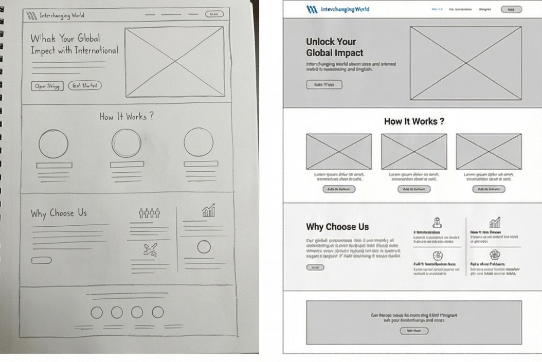 InterchangingWorld - Plataforma de Educação Internacional
